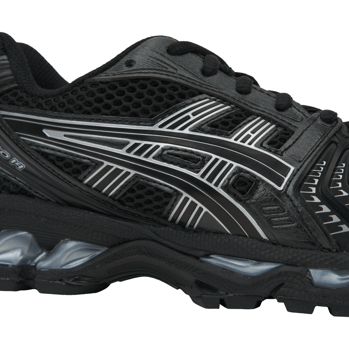 Asics Gel-Kayano 14 Black Pure Silver