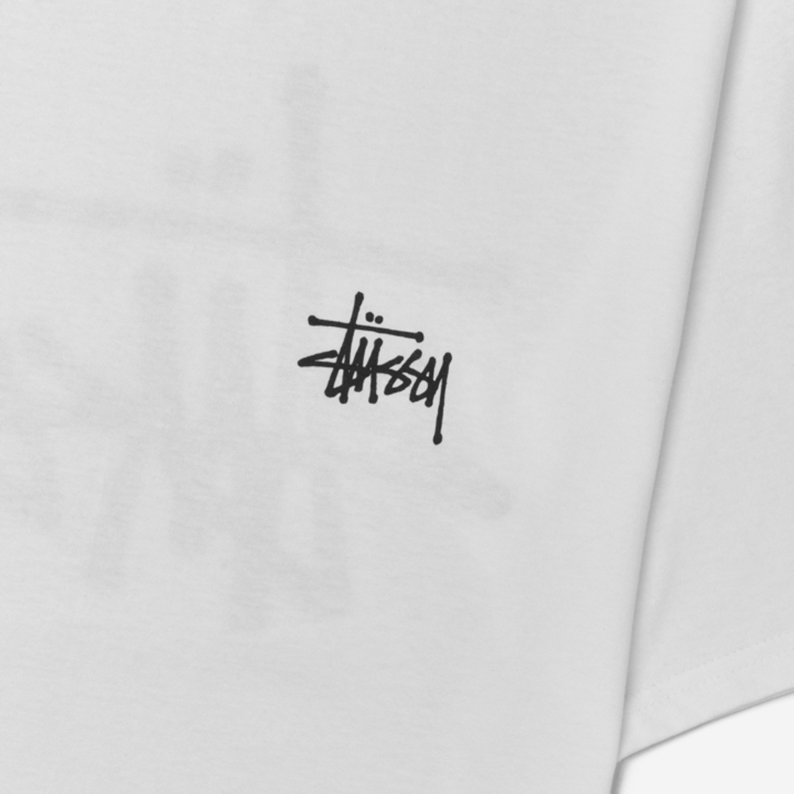스투시 베이직 스투시 티셔츠 화이트 2023